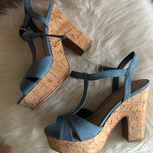 American Rag chunky heels